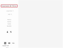 Tablet Screenshot of laurenceandchico.com